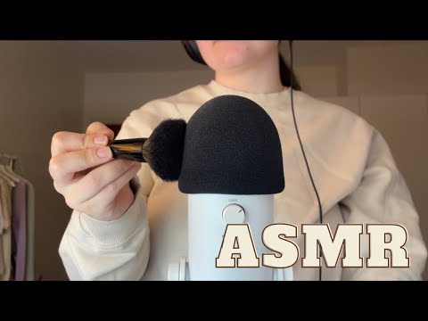 ASMR Mic brushing to help you sleep😴