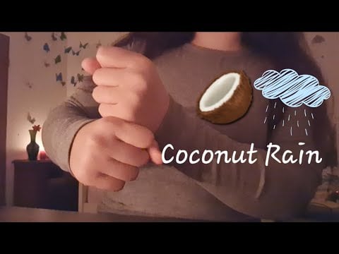 Asmr Coconut Rain 🥥🌧