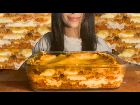 Cheesiest Beef Lasagna Mukbang ASMR ￼🧀 | no talking | 먹방