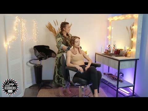 Whispered Embrace ASMR Massage by Barber Lady Elle for Skinny Girls