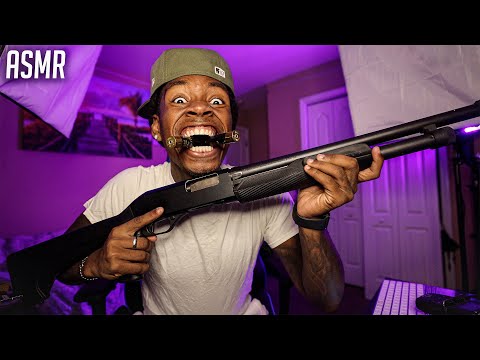 ASMR | **INSANE GUN SOUNDS**  For SLEEP And Relaxation Whispers , Tapping . Soothing Triggers Etc..