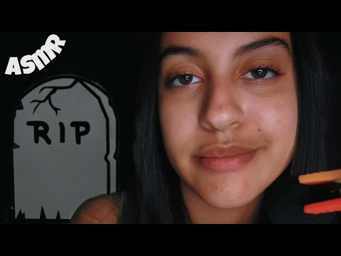 ASMR ~ Fazendo sua maquiagem mas você está morto ☠️ Roleplay Necromaquiadora