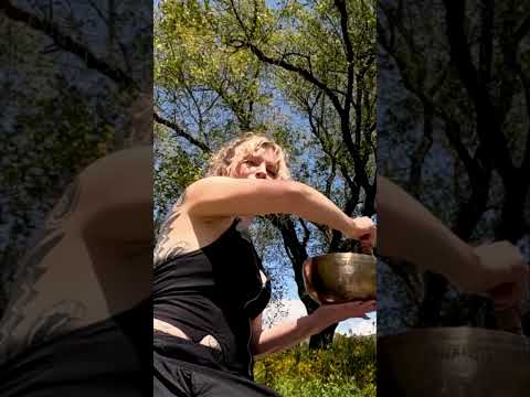 Healing Frequencies in Nature, Singing bowls #soundbath #singingbowl #relaxing