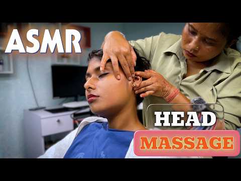 Best Intense Head Massage To Detox Pain & Insomnia By Masseuse SHIN || HEAD MASSAGE ASMR #asmr