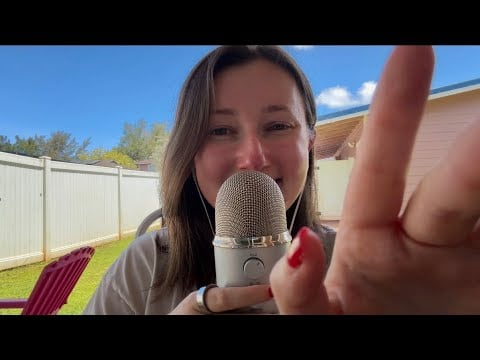 Let’s Catch Up | Outdoor ASMR Whispers & Visual Triggers!✨