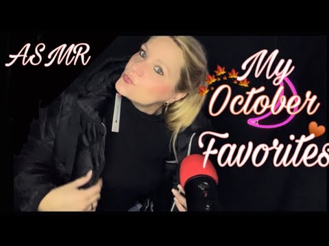 [ASMR] deutsch/german My October FAVORITES •entspannte Favoriten •Whispering • random tingly trigger