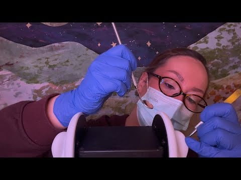 ASMR | Dentist Check Up But Your Teeth Are In Your Ears - New Anxious Patient - Counting, Scaling