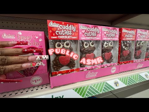 PUBLIC ASMR IN DOLLAR TREE 🌲 | Get Ideas For Valentines Day💝💘(Camera Tapping Lofi,whispers and More)