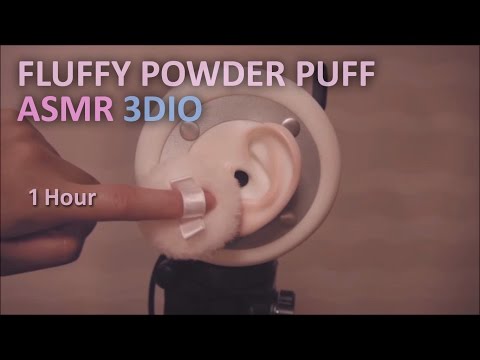 ASMR. Fluffy Powder Puff Sounds 솜털퍼프 토닥토닥 No Talking