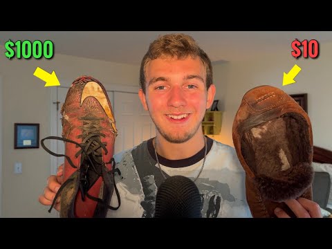 ASMR $10 SHOE VS $1000 SHOE