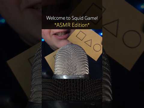 Squid Game ASMR Sounds!! 🤍 #asmr