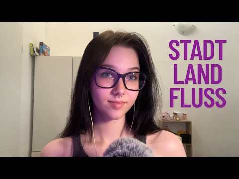 ASMR| Stadt Land Fluss zum einschlafen😴 (german/deutsch) #asmr