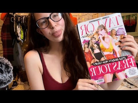 ASMR 🎀 Magazine Flip Through {Soft Spoken}