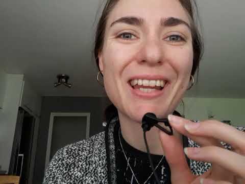 ASMR- Inaudible whispering + soft kisses,mouth sounds