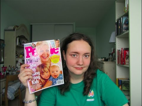 Flipping through a magazine ASMR