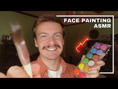 [ASMR] Painting Your Face 2 | Face Inspection & Stippling