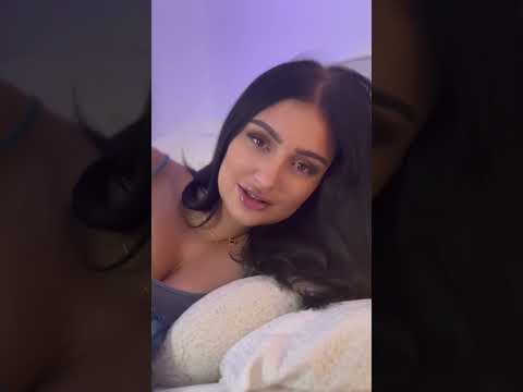 Would you be mad if your gf woke you up?! #asmr #relax #visualtingle #asmrtingles #tingles