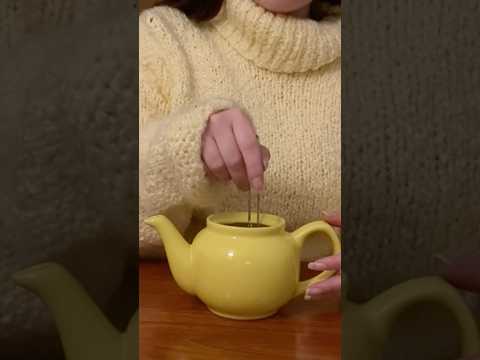 Satisfying new teapot ASMR! 🍵#shorts #asmr #asmrunboxing  #satisfyingsounds
