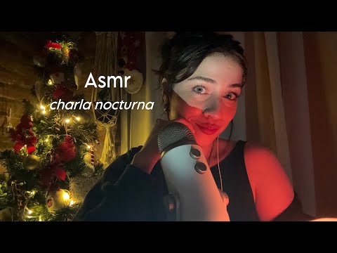 Asmr Charla nocturna 🪻🕯️ lento y calmado * reflexionando 💤😴 duerme profundamente