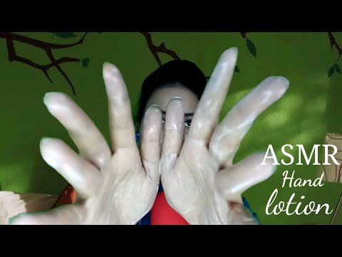 ASMR Lotion & Oil Sounds With Only Hand Movements