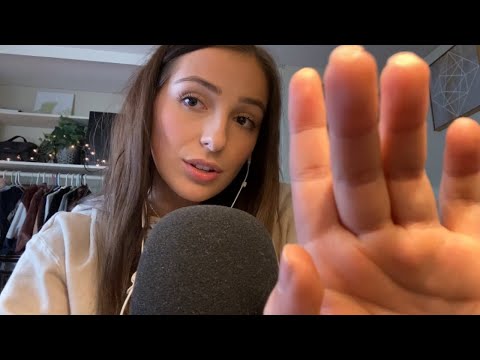 ASMR my life update | whisper ramble, hand movements, random trigger assortments