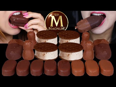 ASMR MILK & DARK TICO ICE CREAM, MINT CHOCOLATE ICE CREAM SANDWICHES, MAGNUM DUO, FERRERO ROCHER 먹방