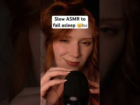 Slow ASMR😴 Full video👆Mic scratching Fluffy mic X marks the spot