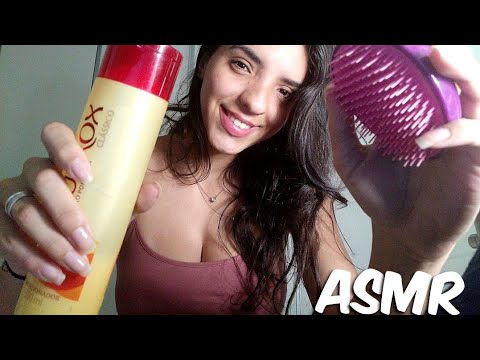ASMR - LAVANDO SEU CABELO | ROLEPLAY  (sons de água)