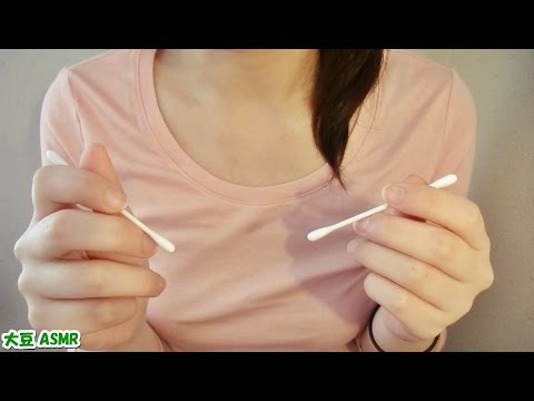 【ASMR】耳かき30分 綿棒 両耳同時③ -Ear Pick Ear Cleaning (30 Minutes)- Binaural【音フェチ】