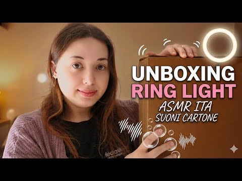 Finally, my new Ring Light! 📦 ASMR Unboxing & Relaxing Sounds