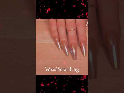 ASMR Wood Scratching ❤️ Relaxing Sounds #asmr #shorts