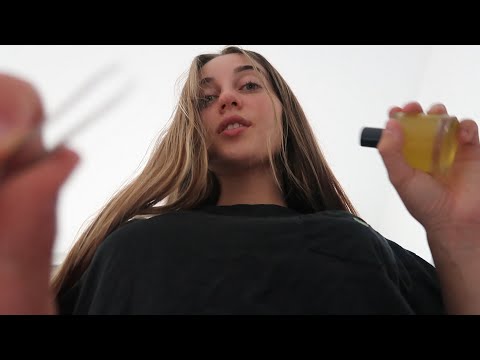 ASMR Laying on My Lap~ fixing your beard (for men)