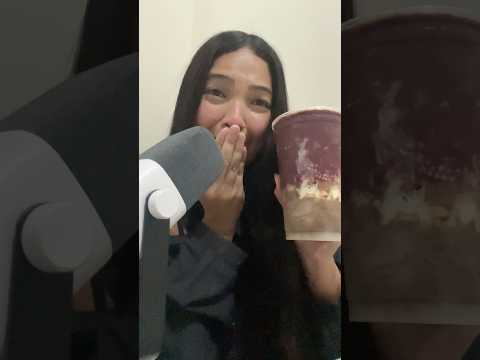 ASMR COMENDO AÇAÍ 💜