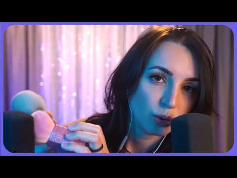 2 Minute ASMR | Shoooooping with different brushes