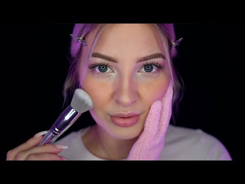 ASMR 4K • Let Me Touch Your Face Till You Sleep! (Mouth Sounds, Personal Attention, Spit Painting)