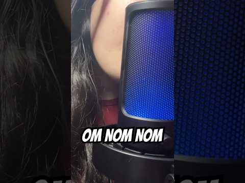 om nom nom #asmrbrasil #relax #tingles #mouthsounds #omnomnom #triggersforsleep #vaiprofycaramba
