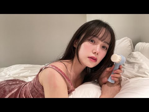 ASMR 세수는 하고 자야지, 여자친구 롤플레이, 클렌징 스킨케어 ㅣGirlfriend Roleplay, Skincare