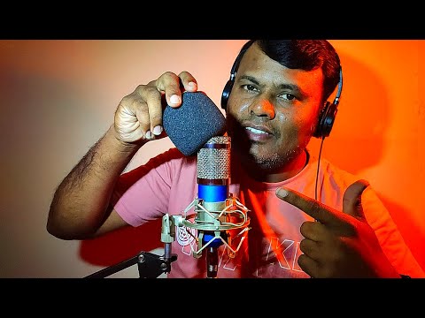 ASMR- Foam Mic Cover Gripping, Scratching, Brushing, Swirling (Looped)