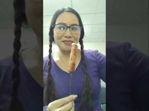 HOT DOG ONE TIME BITE #shortsfeed #mukbang #everyone #food