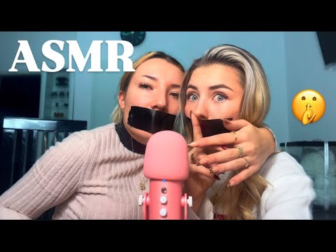 Mouth Covering with Duct Tape | Intense Whisper & Triggers Experience in GERMAN 🫢