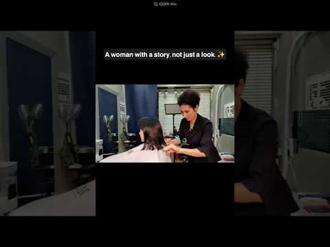 미용실ASMR 시각과청각의 활성화 # 밝은 흑갈색Hair salon ASMR visual and auditory activation # Light black brown