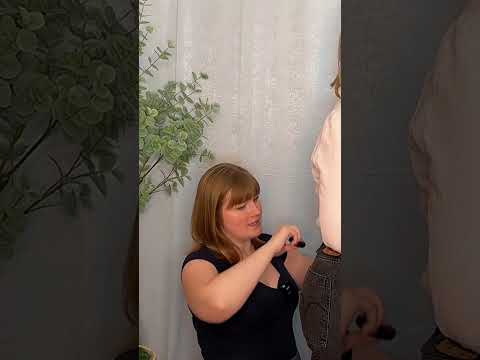 ASMR Measuring & Clothes Styling Roleplay 💚 #asmr #asmrsounds #asmrfabricnoises #asmrlintroller