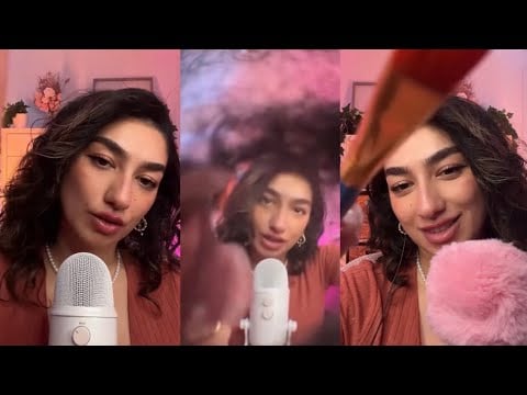 ASMR • spit painting variety 🎨 & closeup face kisses 💋 (the MOST relaxing trigger combo)