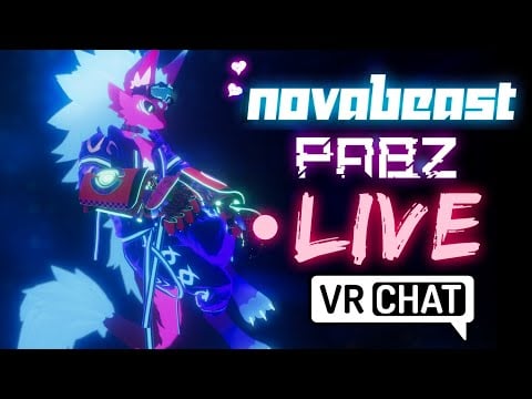 Nova Pabz Avatar showcase and interacting with chat :3 [LIVE] [VRCHAT]