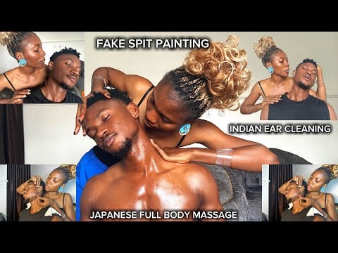  Asmr Ear Cleaning, Ear Eating & Spit Painting + Japanese Head Spa, Beard Grooming & Pimple Popping 