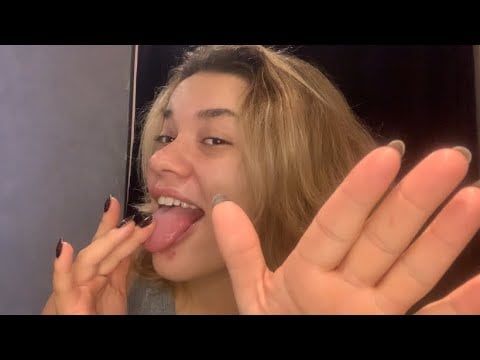 ASMR FAST AGGRESSIVE spit paiting super tingly + mouth sounds NO TALKING