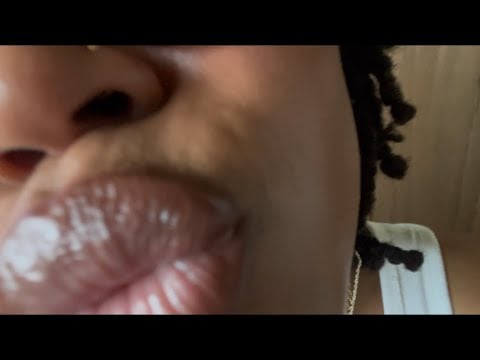 ASMR Giving You Kisses 💋 Up-Close Whispering & Mouth Sounds 💌 First Video Request
