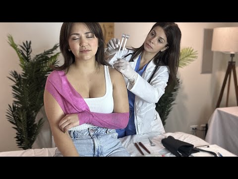 ASMR Worst Painful Shoulder Realignment | Cranials, Neck, Shoulder Exam | Soft Spoken Role-play