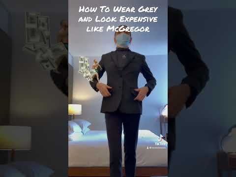 How To Wear Grey And Look Expensive Like McGregor