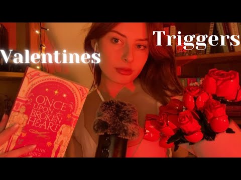 ASMR All Things Red and Pink for Valentines Day 💌💝with Tapping, Scratching, and Personal Attention